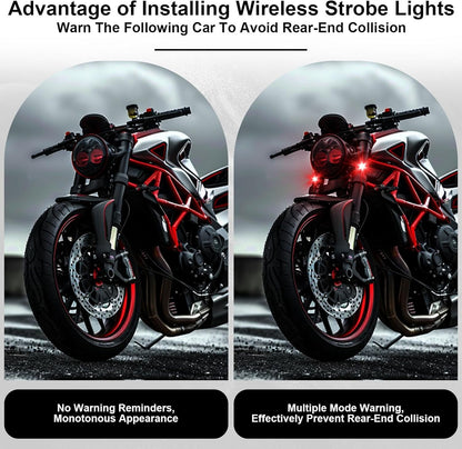 High-Brightness RGB LED Strobe Lights Wireless & Rechargeable