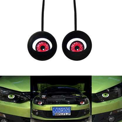 Synced Programmable Devil Eyes Lens with Remote