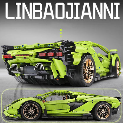 1:8 ランボルギーニ ビルディングブロックカーセット